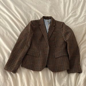 J crew houndstooth blazer